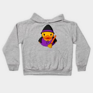 Witch Rubber Duck Kids Hoodie